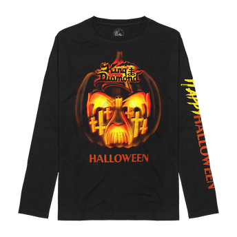 Halloween Pumpkin Face Longsleeve - Front